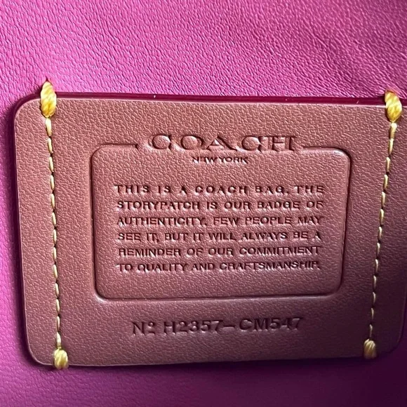 CM547 - Coach Penn Shoulder Bag with Sequins - Picture 9 of 13